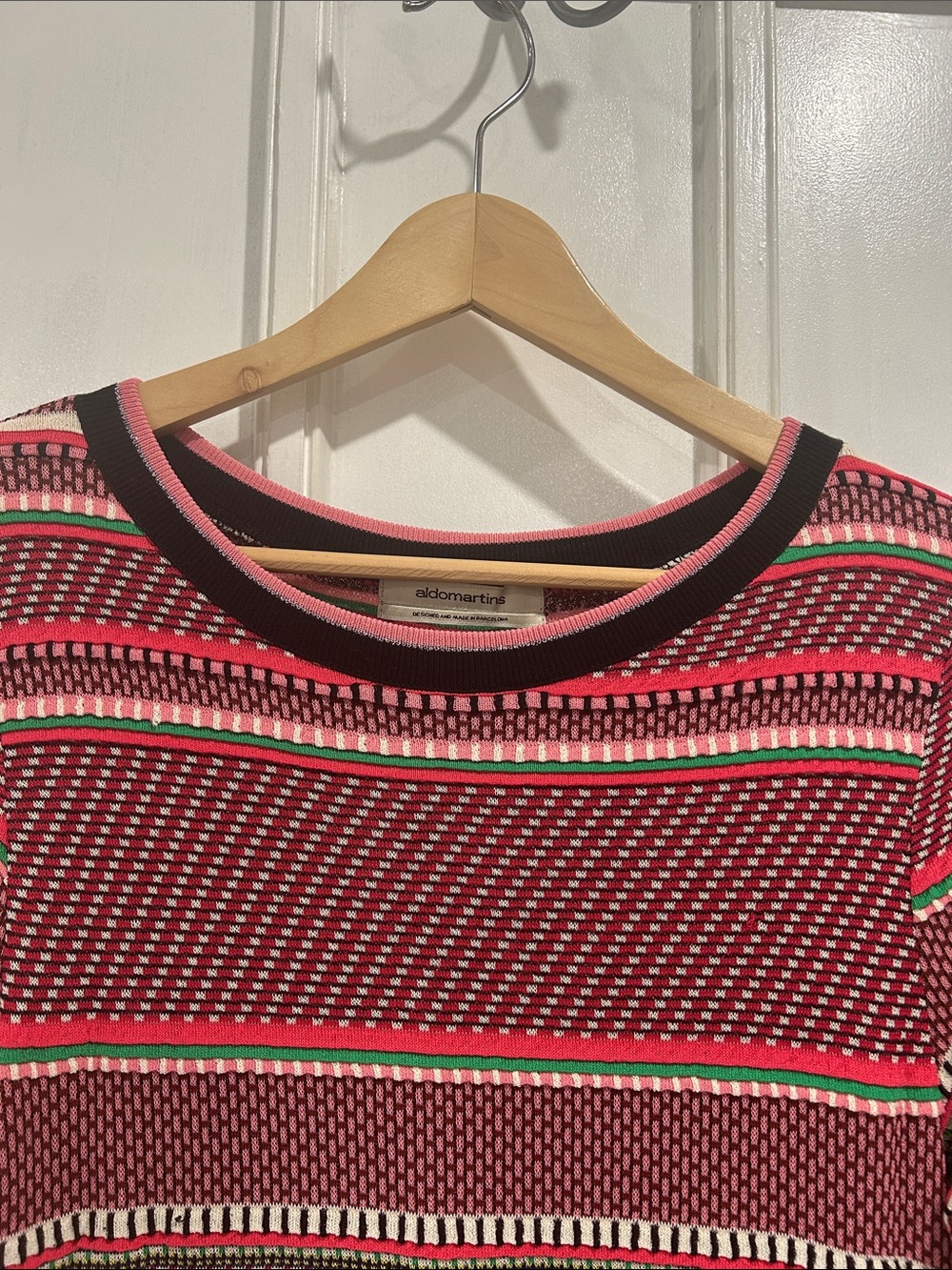 Anthropologie Aldomartins Alice Striped Knit Dress - Size Small - Picture 7 of 12